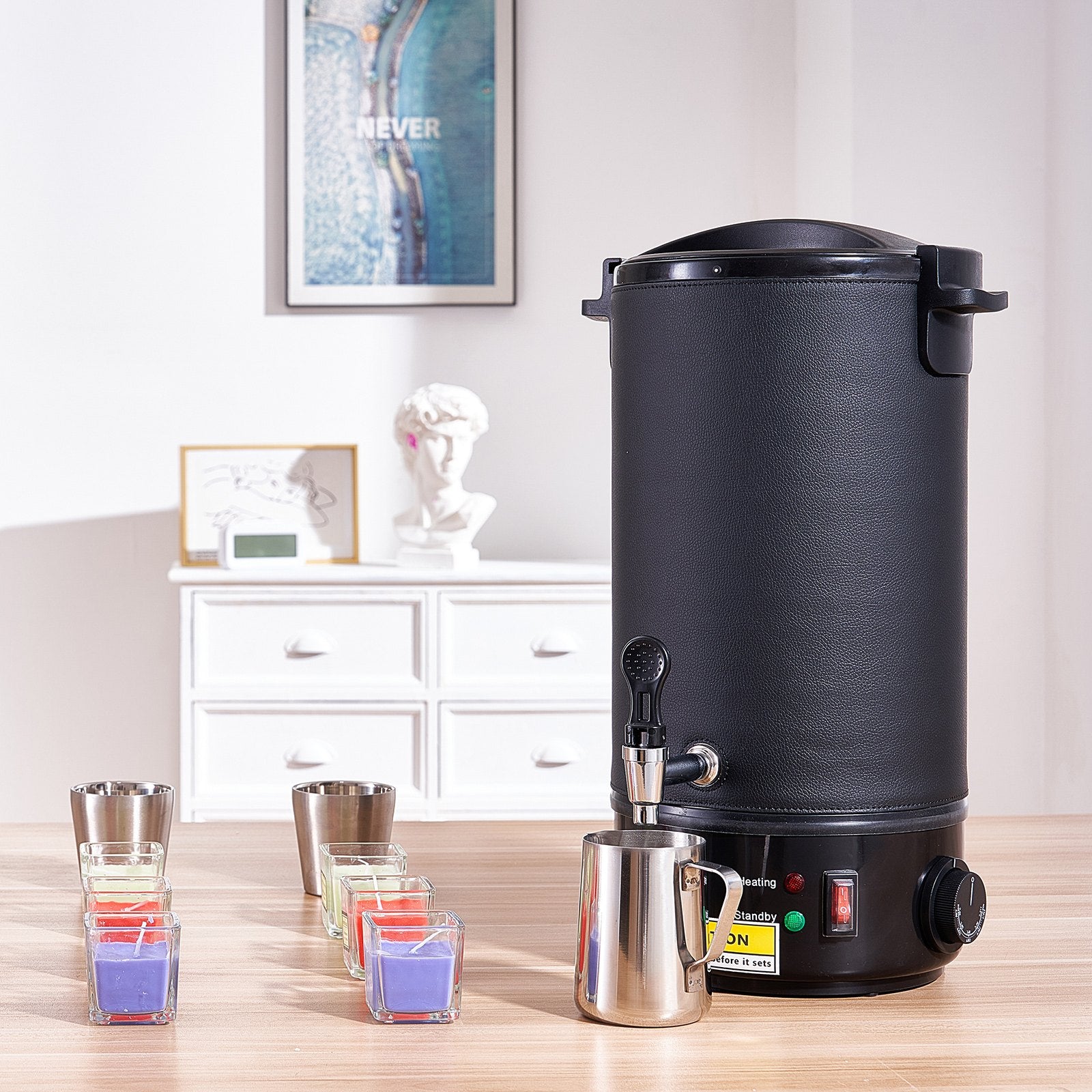 VEVOR Wax Melter for Candle Making 10Liter Electric Pot Commercial or Home Use