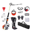 VEVOR 15.7-inch 26CC 2 Cycle Gas Hedge Trimmer, Gas Powered Pole Hedge Trimmer with Dual Sided Dual Action Blade, Adjustable Trimmer Head, Suitable for Trimming Shrubs, Bushes
