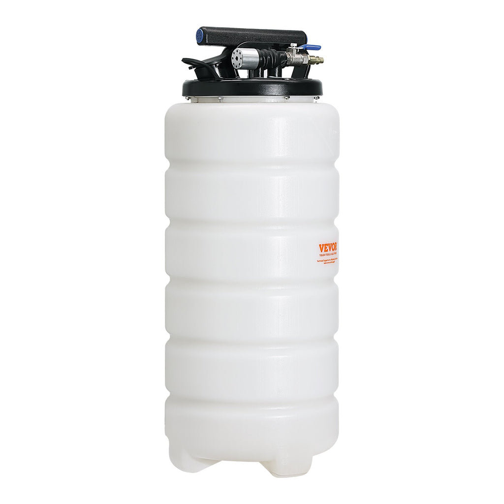 VEVOR Fluid Extractor, 15 Liters Capacity, Pneumatic/Manual Oil Changer Vacuum Fluid Extractor with Dipstick and Liquid Suction Hose, Oil Extractor Change Pump for Automotive Fluids Vacuum Evacuation