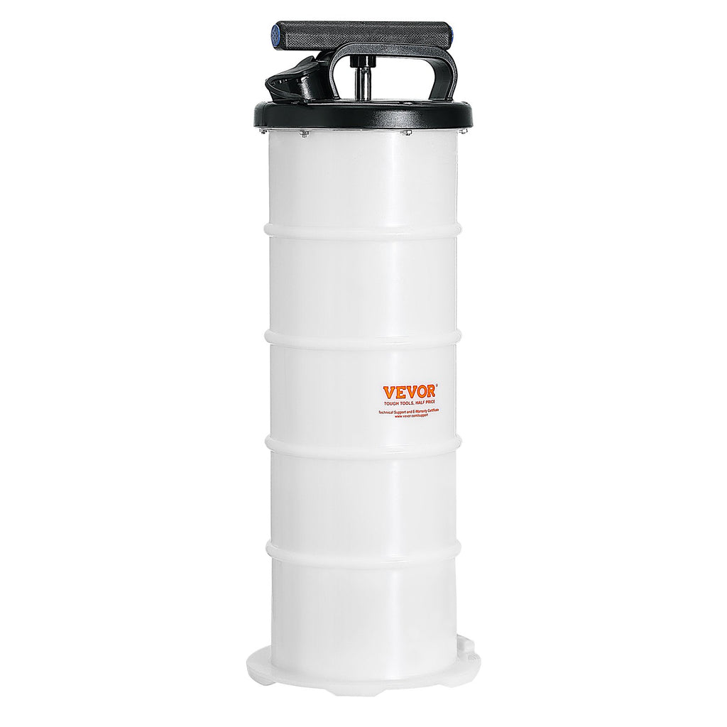 VEVOR Fluid Extractor, 6.5 Liters Capacity, Manual Hand-Operated Oil Changer Vacuum Fluid Extractor with Dipstick and Suction Hose, Oil Extractor Change Pump for Automotive Fluids Vacuum Evacuation