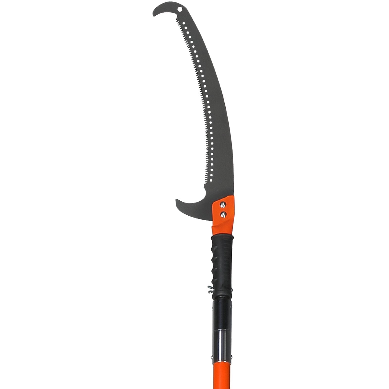 VEVOR Manual Pole Saw, 2.24 m-8.24 m Extendable Tree Pruner, Sharp Steel Blade High Branches Trimming, Manual Branch Trimmer with Lightweight 8 Fiberglass Handles, for Pruning Palms and Shrubs