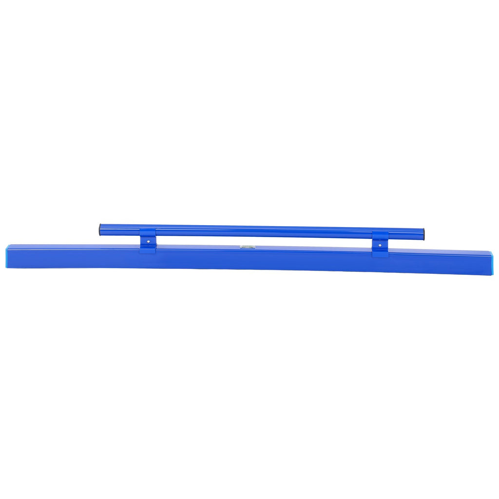 VEVOR Concrete Screed, 120.5 cm Screed with Level Vial, Easy Cleanup & End Cap Design, Aluminum Lightweight & Reversable Handle for Leveling Floors, Small-Scale Construction and Home Renovation