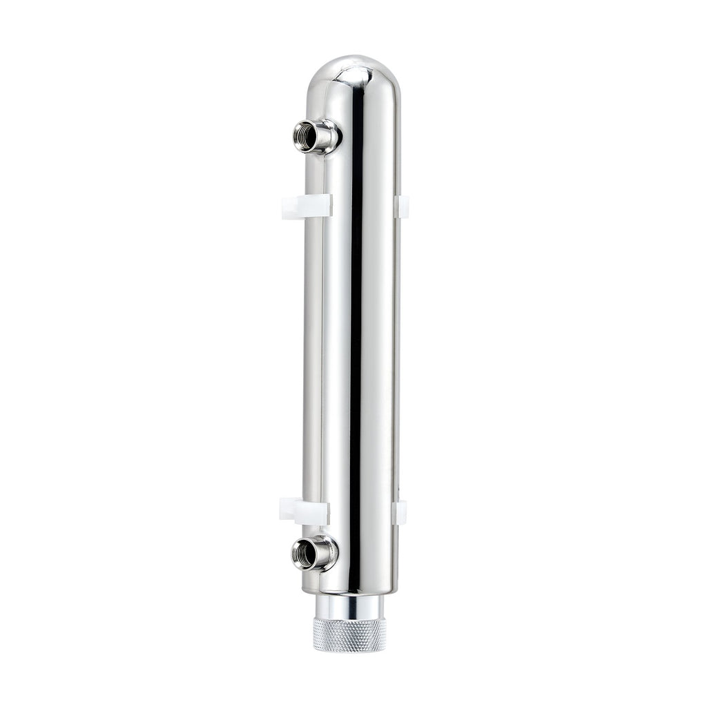 VEVOR UV Water Purifier, 12W 1GPM, 220V Versatile Ultraviolet Water Purifier Filter with Stainless Steel Housing, Whole House UV Water Filter with Quartz Sleeve Fit for Shower/Drinking/Cleaning