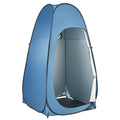VEVOR Pop up Shower Tent, Instant Portable Privacy Tent Changing Room with Hanging Bag, Ground Stakes, Ropes, Carry Bag, 190T Polyester with Silver Coating, Quick Setup, for Camping, Beach, Fishing