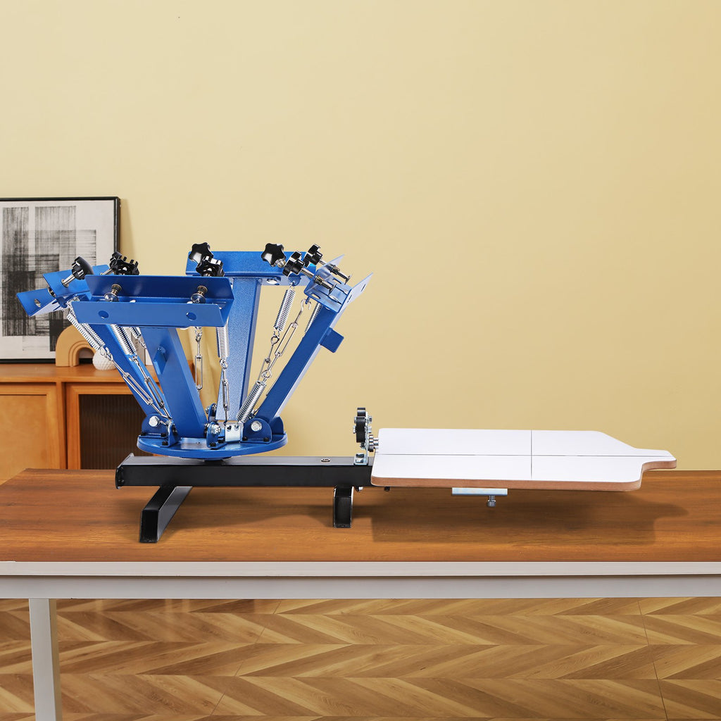 VEVOR 4 Color 1 Station Silk Screening Screenprint Press Screen Printing Machine