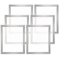 VEVOR Screen Printing Kit, 6 Pieces Aluminum Silk Screen Printing Frames, 20x24inch Silk Screen Printing Frame with 160 Count Mesh, High Tension Nylon Mesh and Sealing Tape for T-shirts DIY Printing