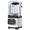 VEVOR Professional Blender with Shield, Commercial Countertop Blenders, 2L Jar Blender Combo, Stainless Steel 9 Speed & 5 Functions Blender, for Shakes, Smoothies, Peree, and Crush Ice, White