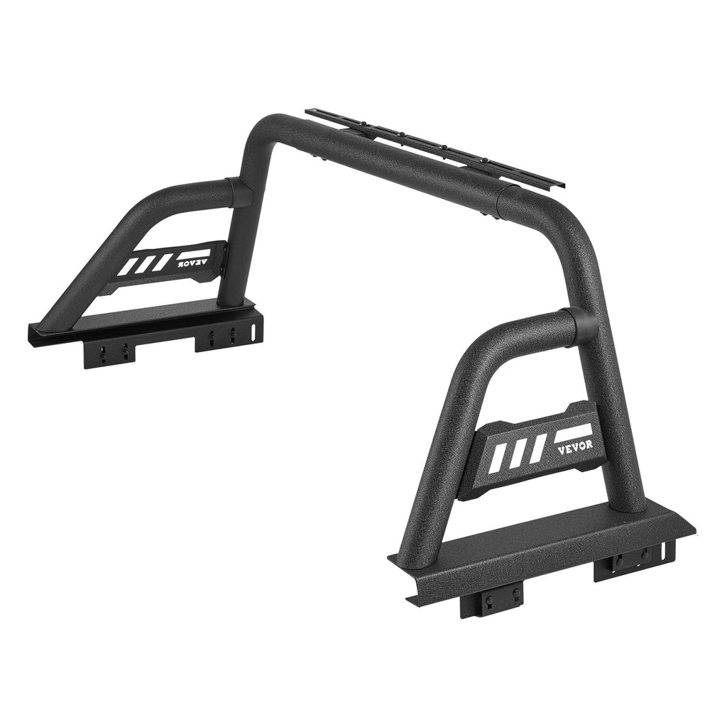 VEVOR Truck Bed Roll Bar Universal Chase Rack for Mid-Size Pickup Carbon Steel