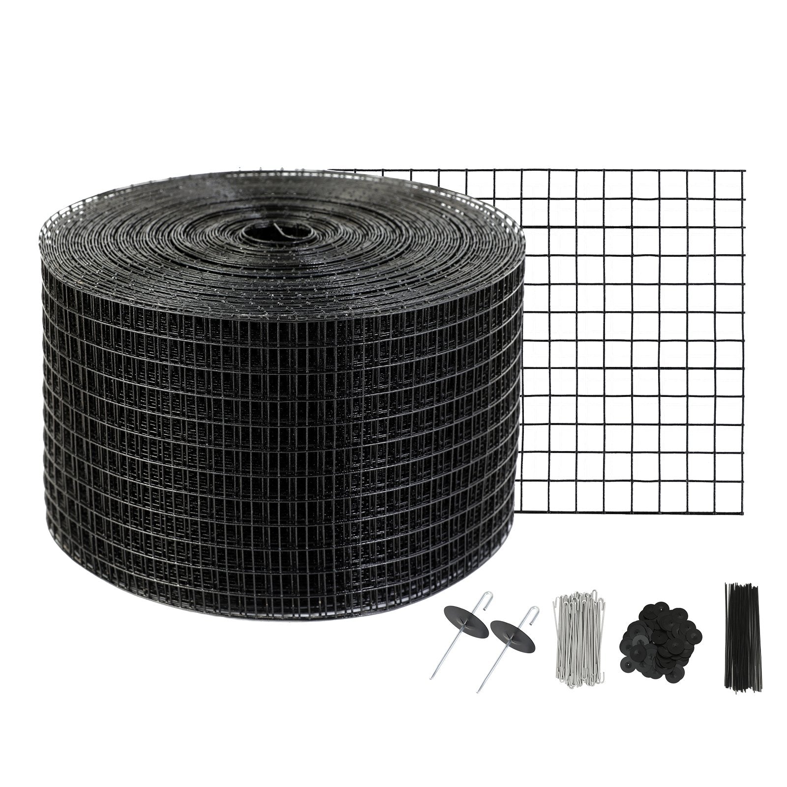 VEVOR 8in x 100ft Solar Panel Bird Guard Critter Guard Roll Kit 100pcs Fasteners