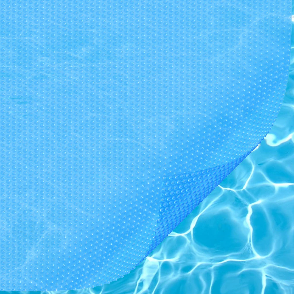 VEVOR Solar Pool Cover, 24 x 12 ft Rectangle Solar Blanket for Pools, Inground Above Ground Swimming Pool Solar Cover, 8 mil Solar Covers Blue