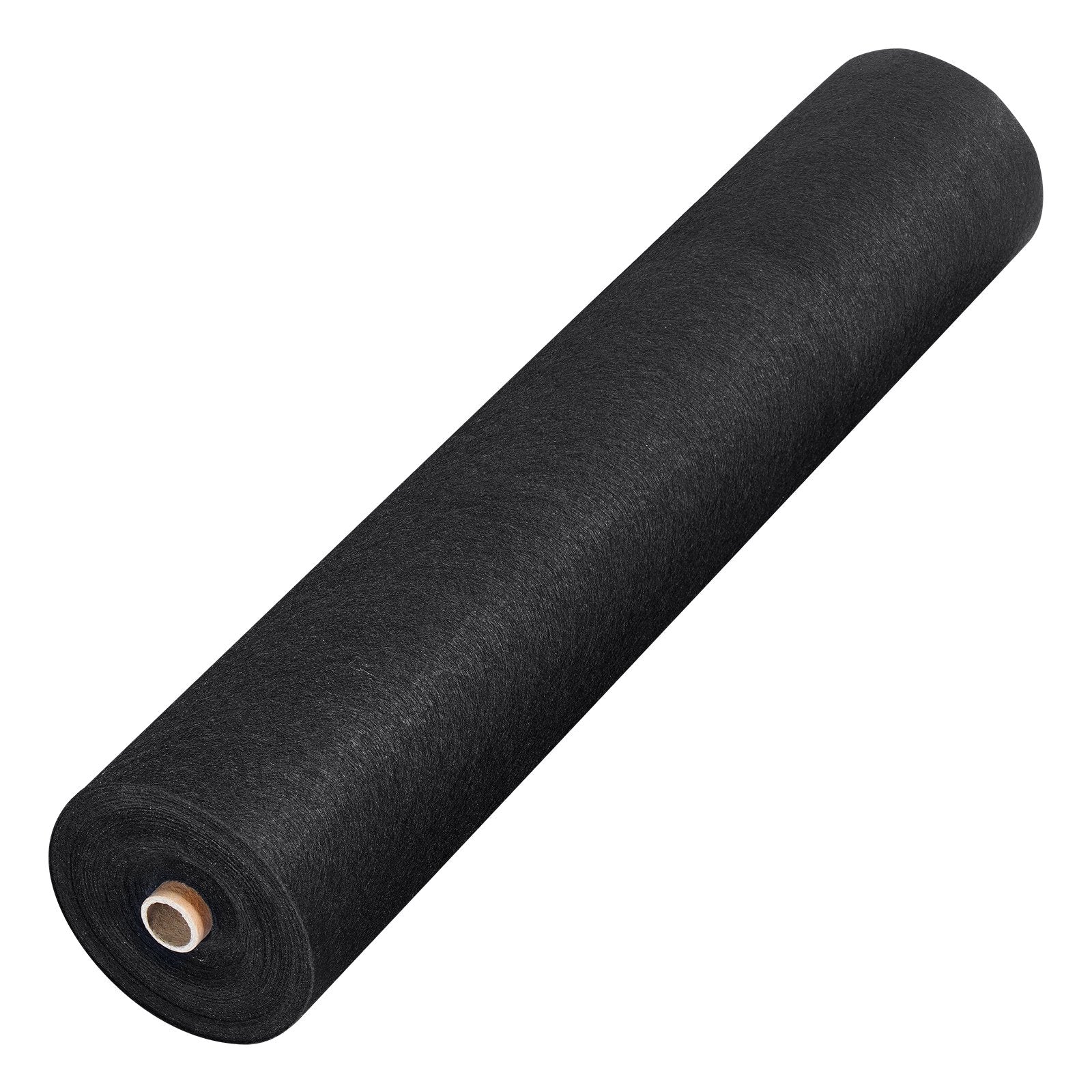 VEVOR Driveway Fabric, 1*50m Non Woven Geotextile Fabric, Heavy Duty Garden Weed Barrier Fabric, 4.43OZ Landscape Fabric, French Drains Drainage Fabric, Ground Cover Weed Control Fabric,3.28 x 164 ft