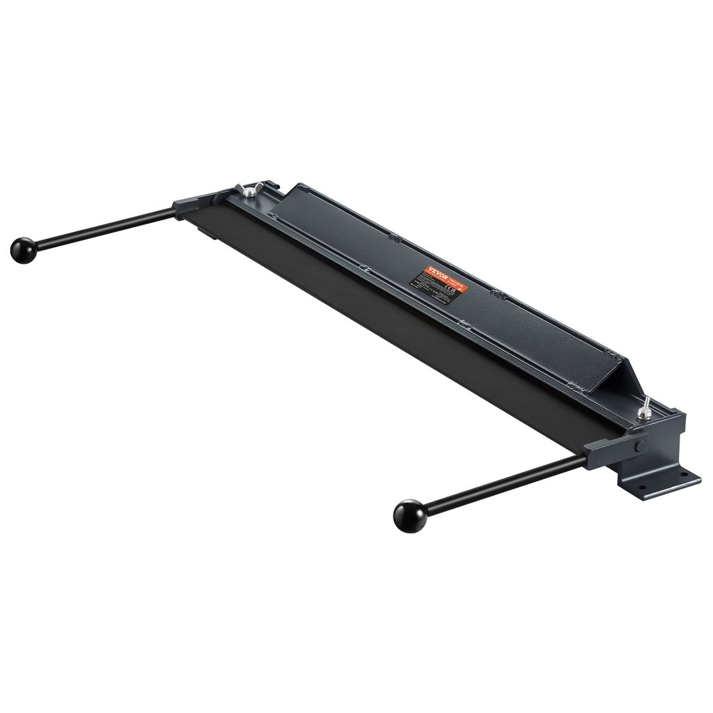 VEVOR Box and Pan Brake, 910 ± 10 mm, 0-130 Degrees Sheet Metal Bending Brake, Portable Mini Metal Bender with 20 Gauge Low Carbon Steel 14 Gauge Aluminum Capacity Power Handle, for Metal Bending