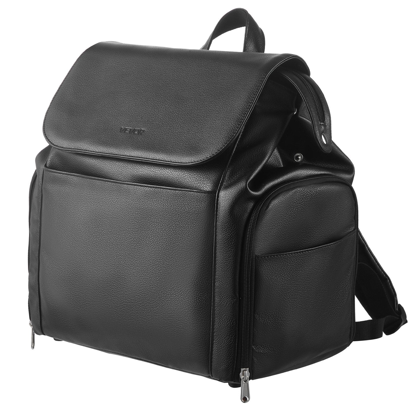 VEVOR Breast Pump Backpack, Breast Feeding Bag with Ice Pack, Fits for S1/S2, Pumping Accessories & Breastmilk Storage, Portable Pump Carrying Case for Work, Travel and Family Use, Black