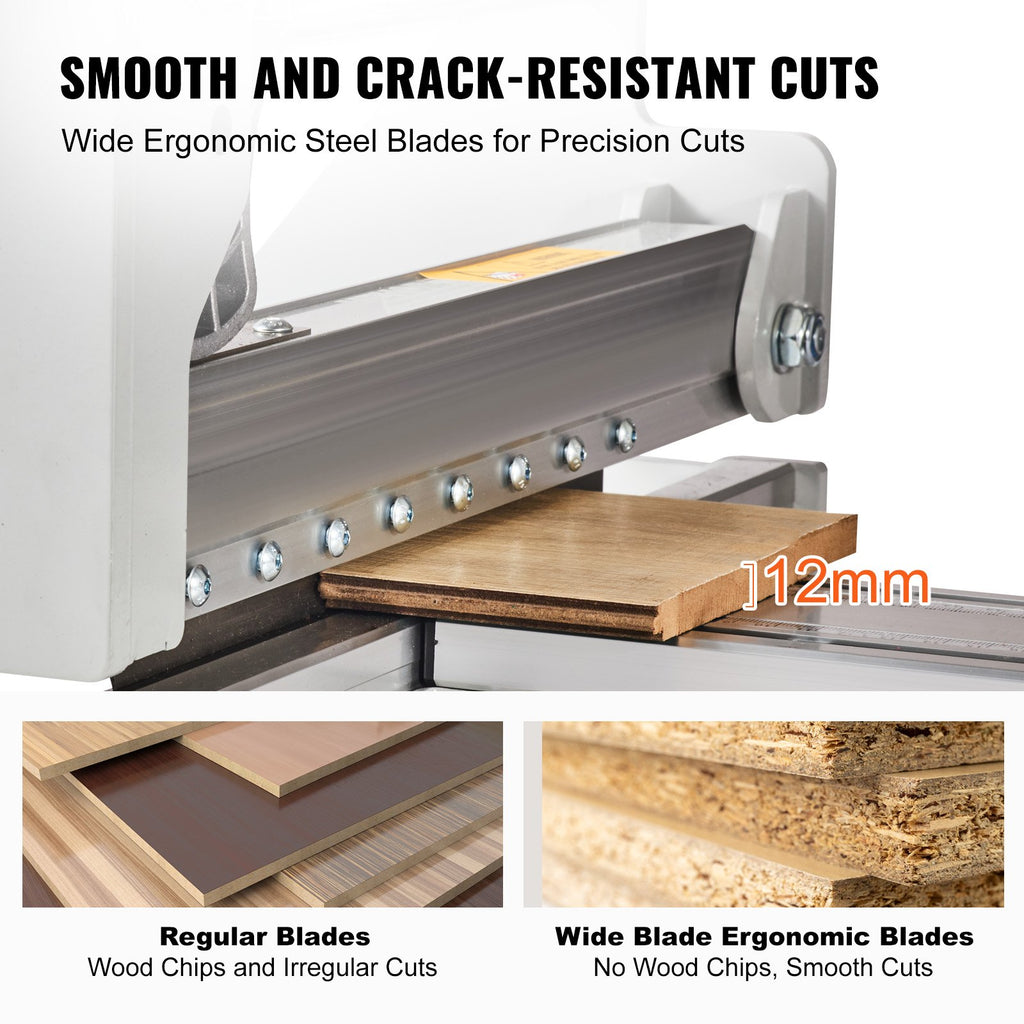 VEVOR Floor Cutter 330mm, Cuts Vinyl Plank, Laminate, Engineered Hardwood, Siding, 12mm Cutting Depth Effortless And Easy Cutting, Vinyl Plank Cutter for LVP, WPC, SPC, LVT, VCT, PVC, and More
