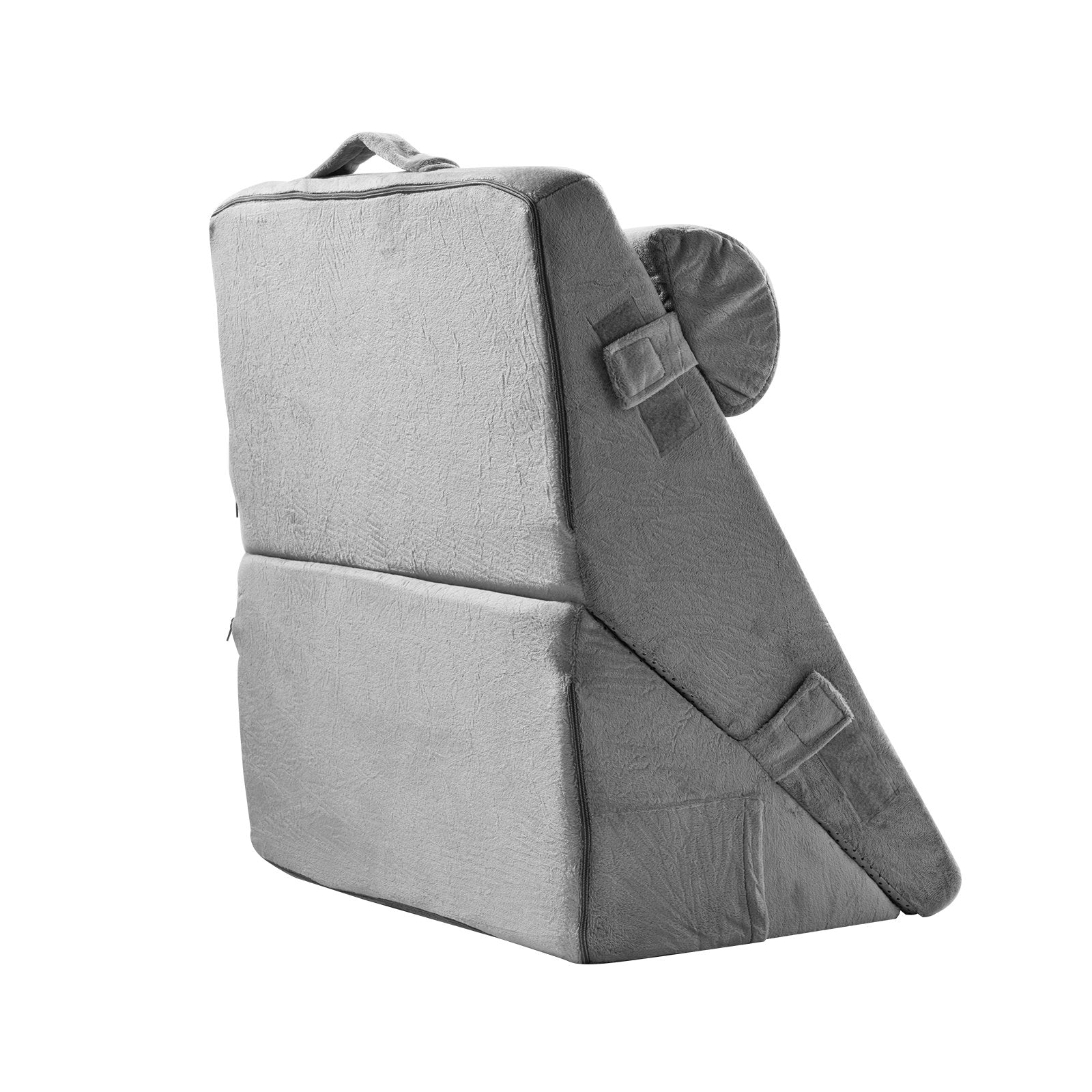 VEVOR Bed Wedge Pillow for Sleeping, 3 Pcs Adjustable Orthopedic Bed Wedge Set, with Washable Cover & Foam Support, Post Surgery Pillow for Acid Reflux, Back Pain, Snoring Relief & GERD, Dark Grey