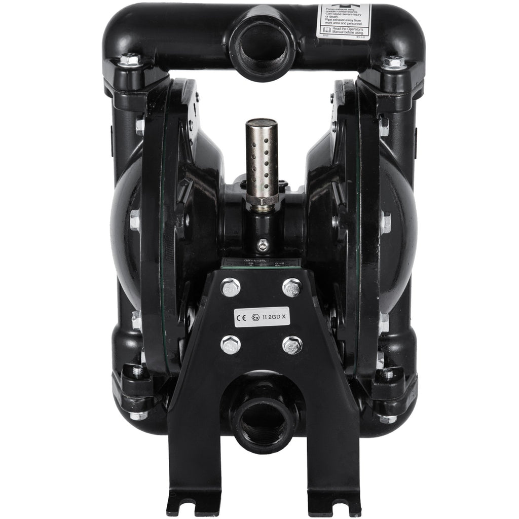 VEVOR Air-Operated Double Diaphragm Pump 24 GPM 1 Inch Inlet And Outlet