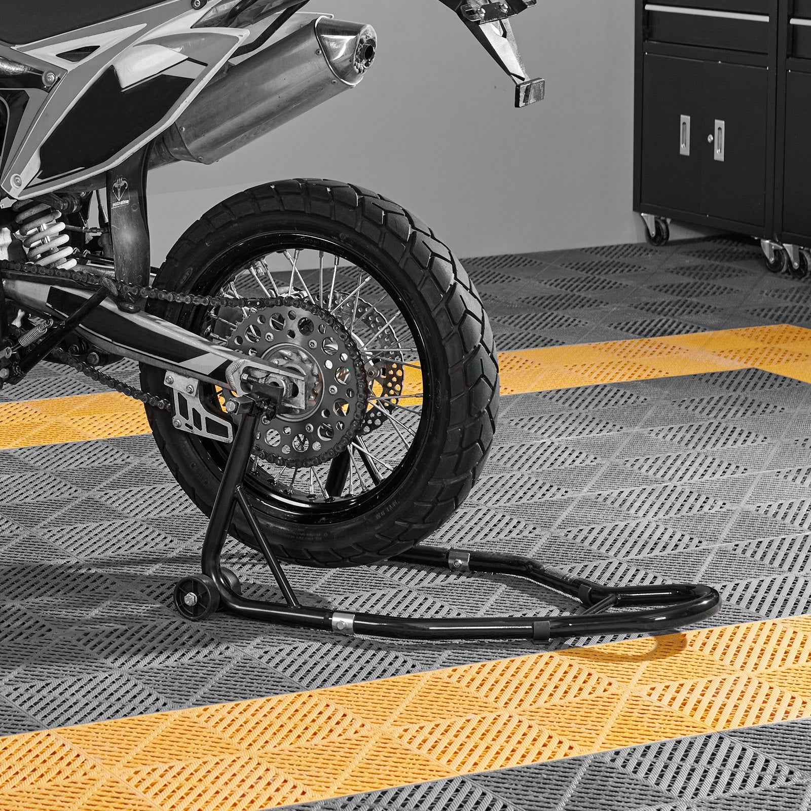VEVOR Motorcycle Bike Stand Rear 850 LBS Forklift Spoolift Paddock Swingarm Lift