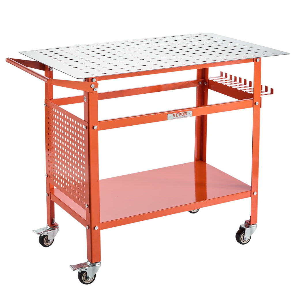 VEVOR Welding Table 40"x24" Welding Workbench with 800LBS Static Weight Capacity