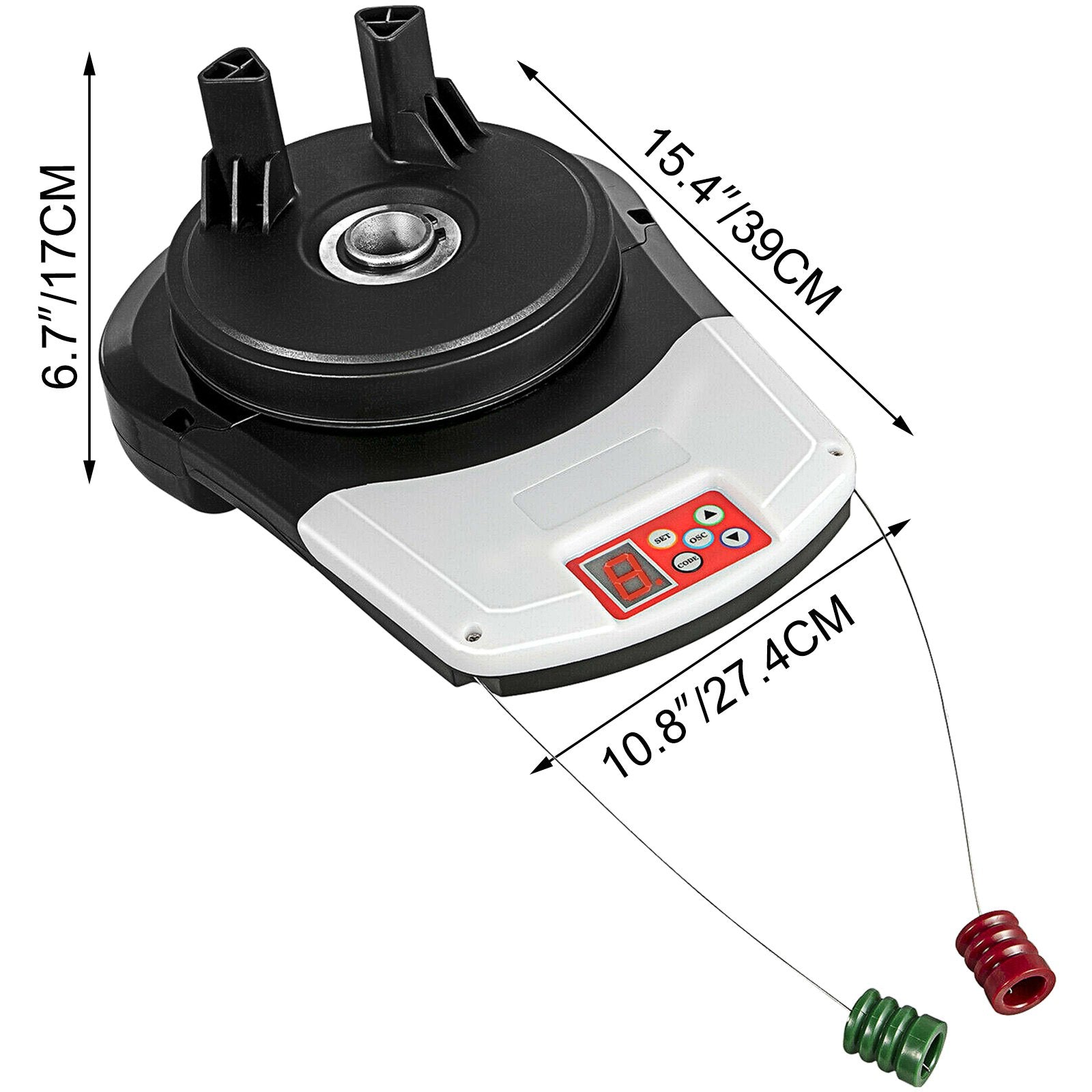 VEVOR Garage Roller Door Opener, 800 N Lift Force 164 ft Remote Control, 220V Electric Roller Gate Opener, Auto Garage Roller Gate Opener Kit with 2 Remote, Apply for Garage Store