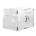 VEVOR Pastry Display Case, 3-Tier Commercial Countertop Bakery Display Case, Acrylic Display Box with Rear Door Access & Removable Shelves, Keep Fresh for Donut Bagels Cake Cookie