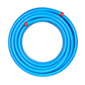 VEVOR Air Compressor Line Kit, 100FT x 3/4", HDPE-Aluminum Compressed Air Piping System, Leak-Proof, Pressure-Resistant & Easy-to-Install, Compressed Air Line Tubing Kit for Garages Workshops, Blue