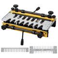 VEVOR Dovetail Jig, 310 mm Width, Dove Tailing Router Jigs with 4 Router Bits & 6 Templates, Precise Alignment Dove Tail Jig, Mortise and Tenon Woodworking Tools for Furniture & Wood Cabinet Making