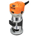 VEVOR Wood Router, 1.25HP 800W, Compact Wood Trimmer Router Tool, 30000RPM Max Speed 6 Variable Speeds, with 1/4'' & 5/16'' Collets 12 PCs Milling Cutters Dust Hood, for Woodworking Slotting Trimming