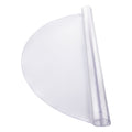 VEVOR Plastic Table Cover, 42 x 42 Inch 2.0 mm Thick Clear Table Protector, Round PVC Desk Mat, Waterproof & Easy Cleaning Desk Pad Tablecloth, for Office Dresser Dining Room Table Night Stand