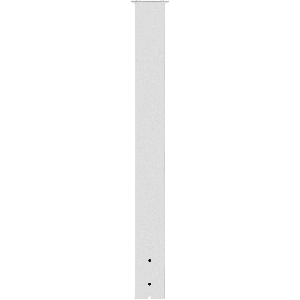 VEVOR Mailbox Post, 43\" High Mailbox Stand, White Powder-Coated Mail Box Post Kit, Q235 Steel Post Stand Surface Mount Post for Sidewalk and Street Curbside, Universal Mail Post for Outdoor Mailbox