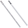 VEVOR Aluminum Grade Rod, 14-Feet/8ths 4 Sections Telescopic Measuring Rod, Double-Sided Scale 1/8in Leveling Rod Stick, Aluminum Alloy Survey Rod w/ Bubble Level &Carrying Bag for Houses,Walls,Floors