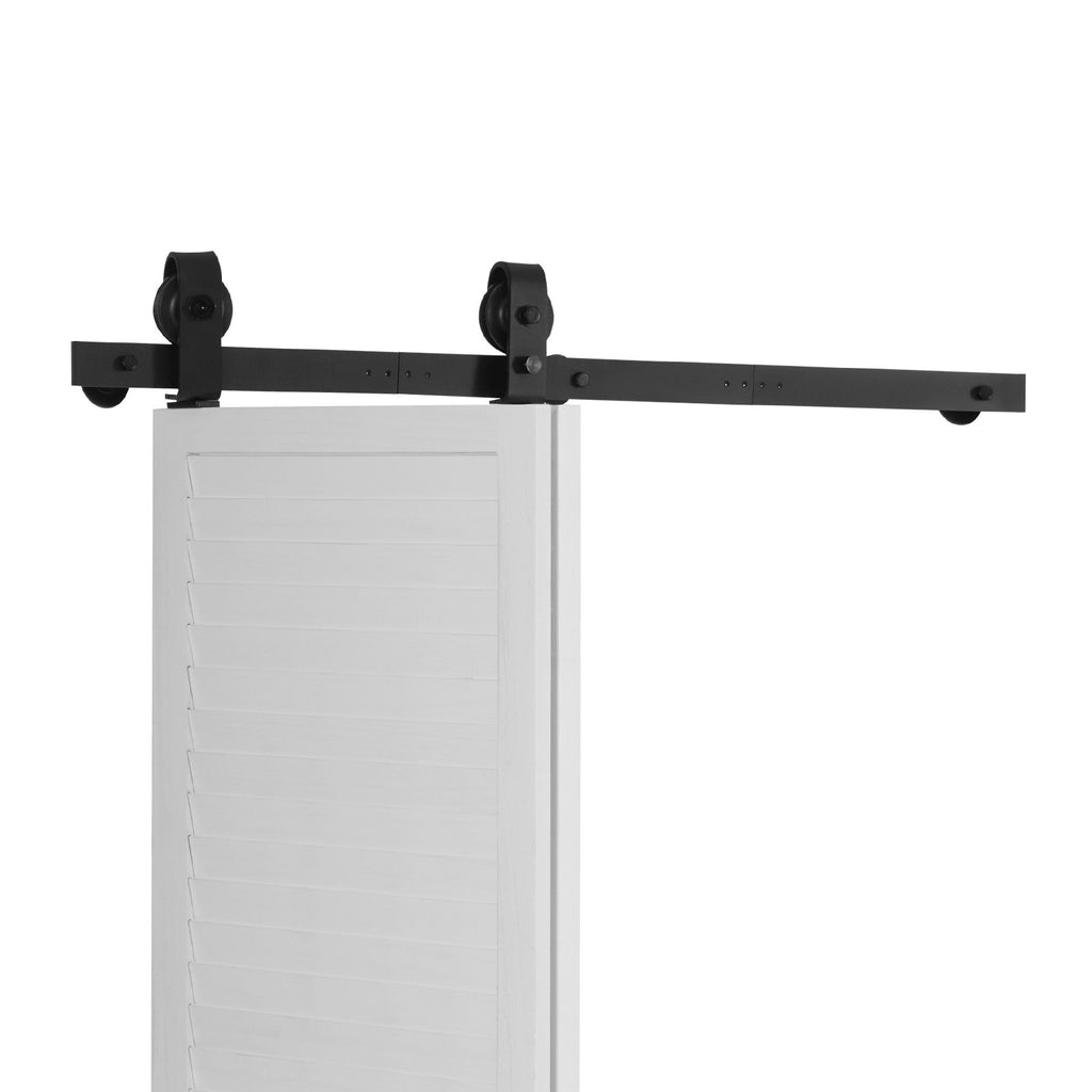 VEVOR Bi-Folding Sliding Barn Door Hardware Track Kit 40" for Two 18" Doors