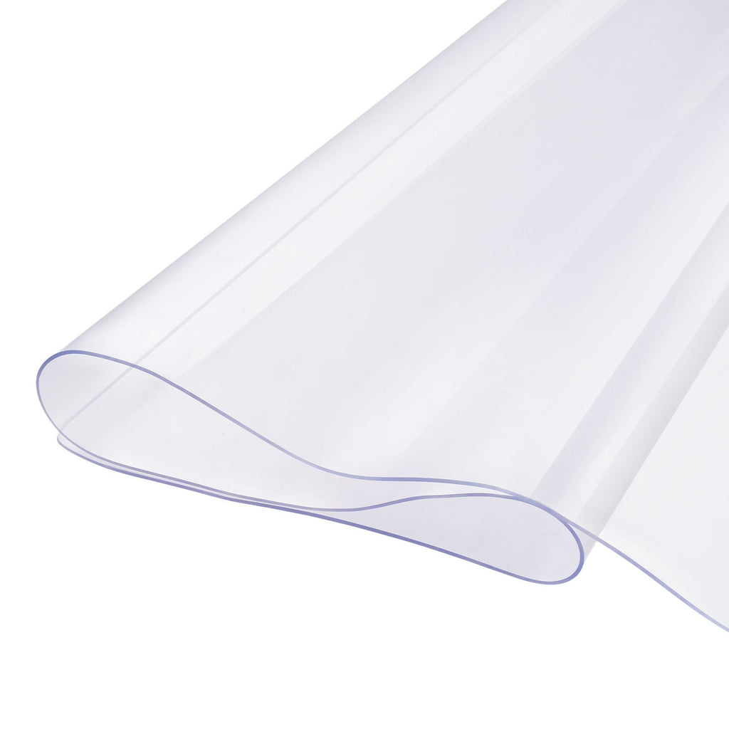 VEVOR Plastic Table Cover, 40 x 60 Inch 2.0 mm Thick Clear Table Protector, Rectangle PVC Desk Mat, Waterproof & Easy Cleaning Desk Pad Tablecloth, for Office Dresser Dining Room Table Night Stand