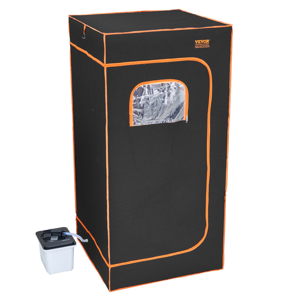 VEVOR Portable Steam Sauna Tent Full Size 2000W Personal Sauna Blanket W/ Chair,880 x 880 x 1780 mm