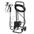 VEVOR Stand Airless Paint Sprayer, 650W, 3000PSI High Pressure Airless Sprayer with Cart, Cleaning Brush, Hose, Extension Rod, Nozzles, Electric Spray Paint Machine for House Exterior and Interior