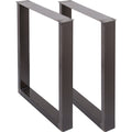 VEVOR 72 x 60 cm Dining Table Legs Office Table Legs Set of 2 Steel Table Legs Computer Desk Legs Steel Bench Legs Country Style Table Legs DIY Furniture Legs