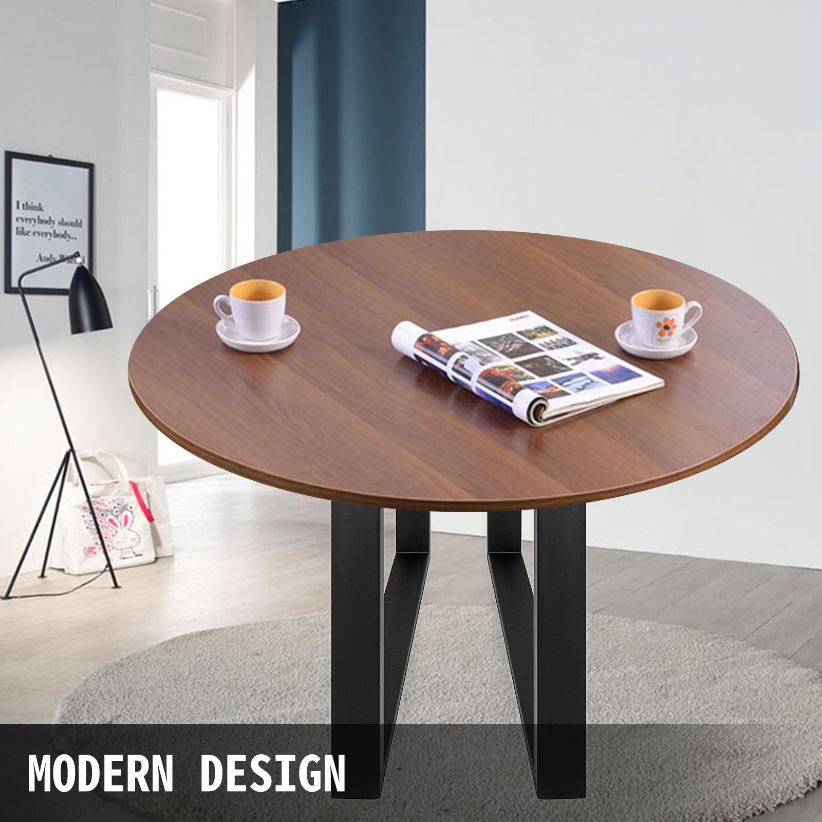 VEVOR Black Metal Table Legs Set of 2 Steel Table Legs 35x28 Inch Dining Table Legs Office Table Legs Computer Desk Legs Steel Bench Legs Country Style Table Legs DIY Furniture Legs