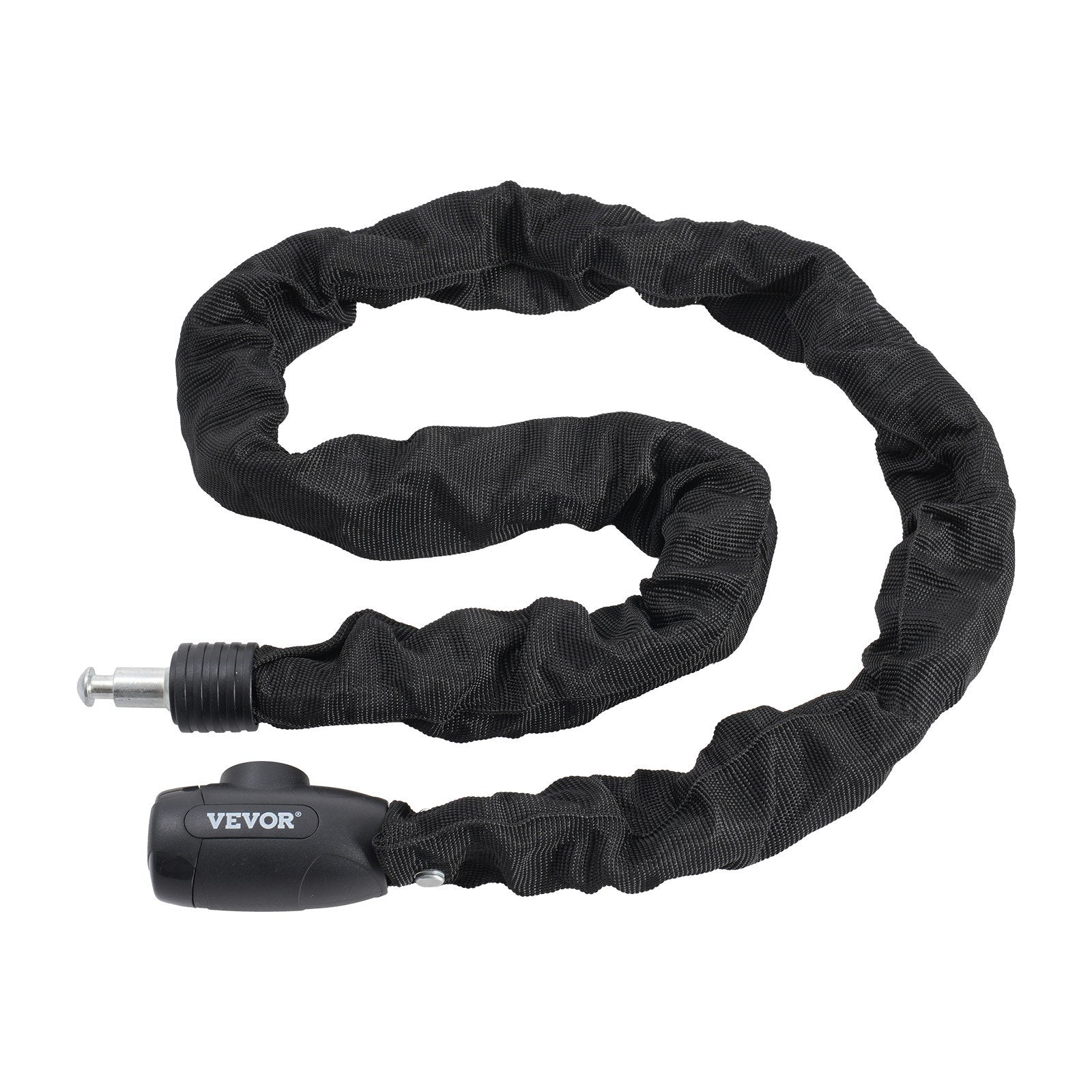 VEVOR Bike Chain Lock, 3.94 Ft Combination Bicycle Chain Lock with 4 Keys, Heavy Duty Anti-Theft High Security Bike Locks, Perfect for Bike, Motorcycle, Scooter, Bicycle, Door, Fence or Gate, 8mm