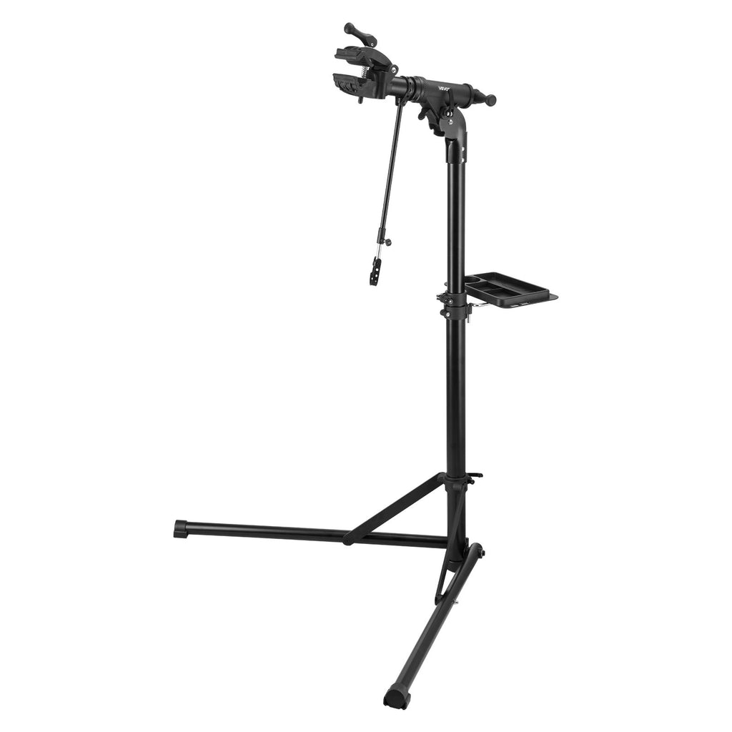 VEVOR Bike Repair Stand, 38.56 kg Heavy-duty Bicycle Work Stand with 1035-1630 mm Adjustable Height & Magnetic Tool Tray, Foldable Bicycle Maintenance Rack, Shop Home Mechanics for Mountain & Road Bike