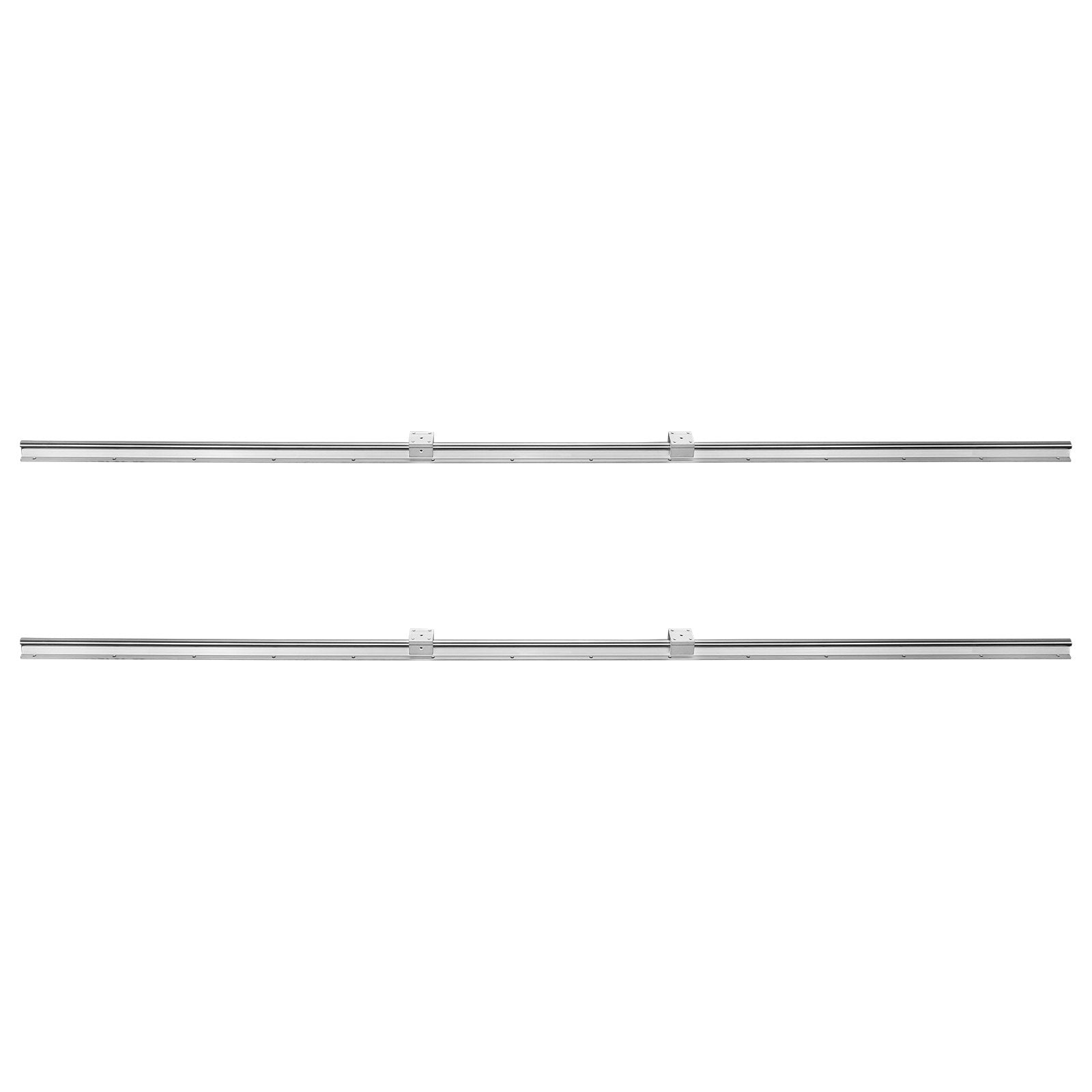 VEVOR Linear Guide Rail Set, SBR20 1800mm, 2 PCS 70.9 in/1800 mm SBR20 Guide Rails and 4 PCS SBR20UU Slide Blocks, Linear Rails and Bearings Kit for Automated Machines DIY Project CNC Router Machines