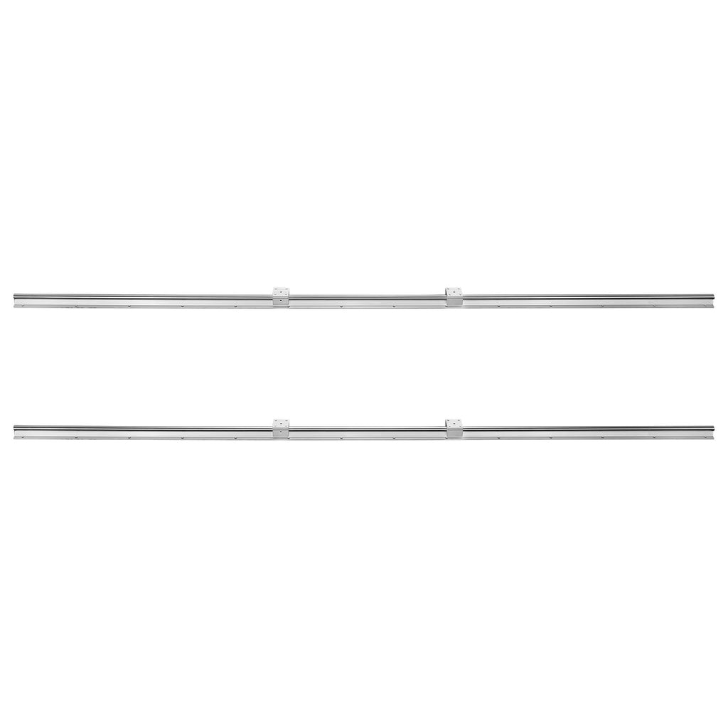 VEVOR Linear Guide Rail Set, SBR20 2200mm, 2 PCS 86.6 in/2200 mm SBR20 Guide Rails and 4 PCS SBR20UU Slide Blocks, Linear Rails and Bearings Kit for Automated Machines DIY Project CNC Router Machines