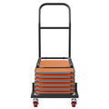 VEVOR 12 Chairs Folding Chair Storage Dolly Folding Chairs Rack Heavy Duty Iron