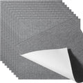 VEVOR Carpet Tiles Peel and Stick, Squares Self Adhesive Carpet Floor Tile, Soft Padded Carpet Tiles, Easy Install DIY for Bedroom Living Room Indoor Outdoor (9Tiles, Light Gray)