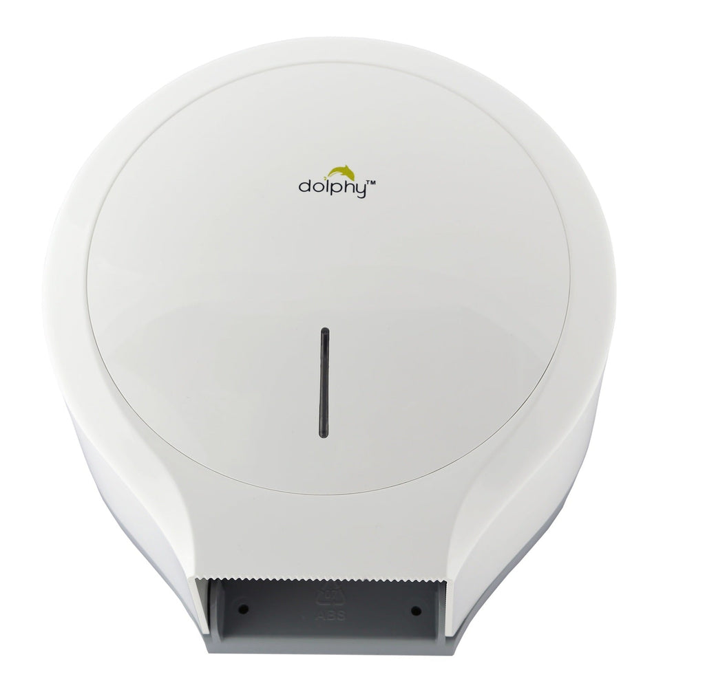 CLASSIC Jumbo Toilet Paper Roll Dispenser - White