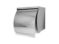 SS Single Toilet Roll Holder with Shelf