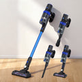 Devanti Stick Vacuum Cleaner Brushless Cordless 350W Blue