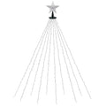 Jingle Jollys 2.5M Christmas Lights Waterfall String Light 300 LED Star Topper