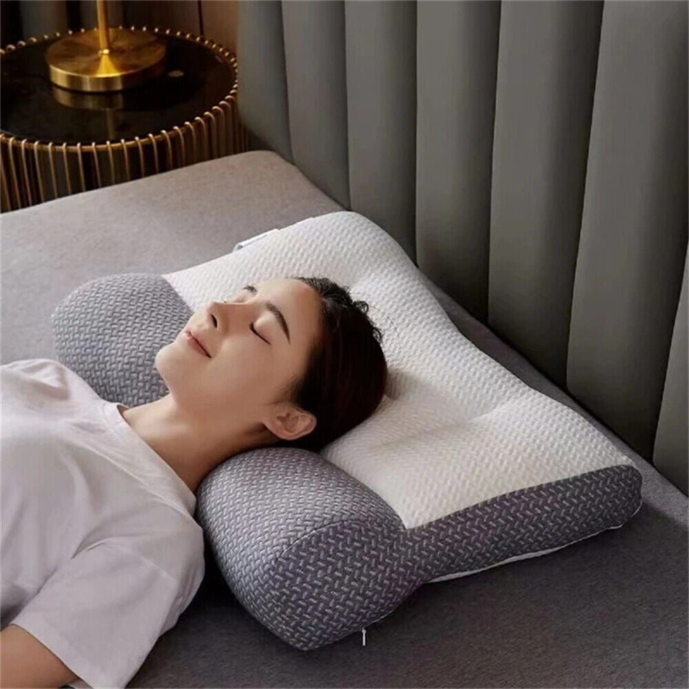 Ergonomic Pillow Cervical Adjustable Ergonomic Contour Bed Pillow Neck Support