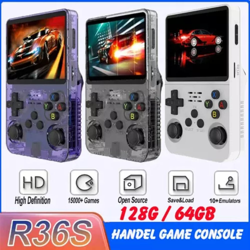 Retro Handheld Game Console 64GB/128GB 15000+ Games Retro Handheld Games