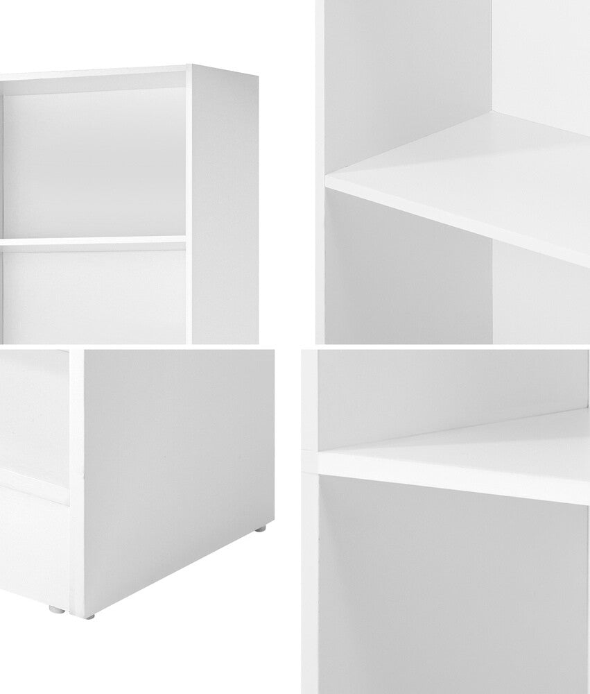 5-Tier Bookcase Bookshelf Display Shelf Storage Cabinet Stand Rack Shelving Unit