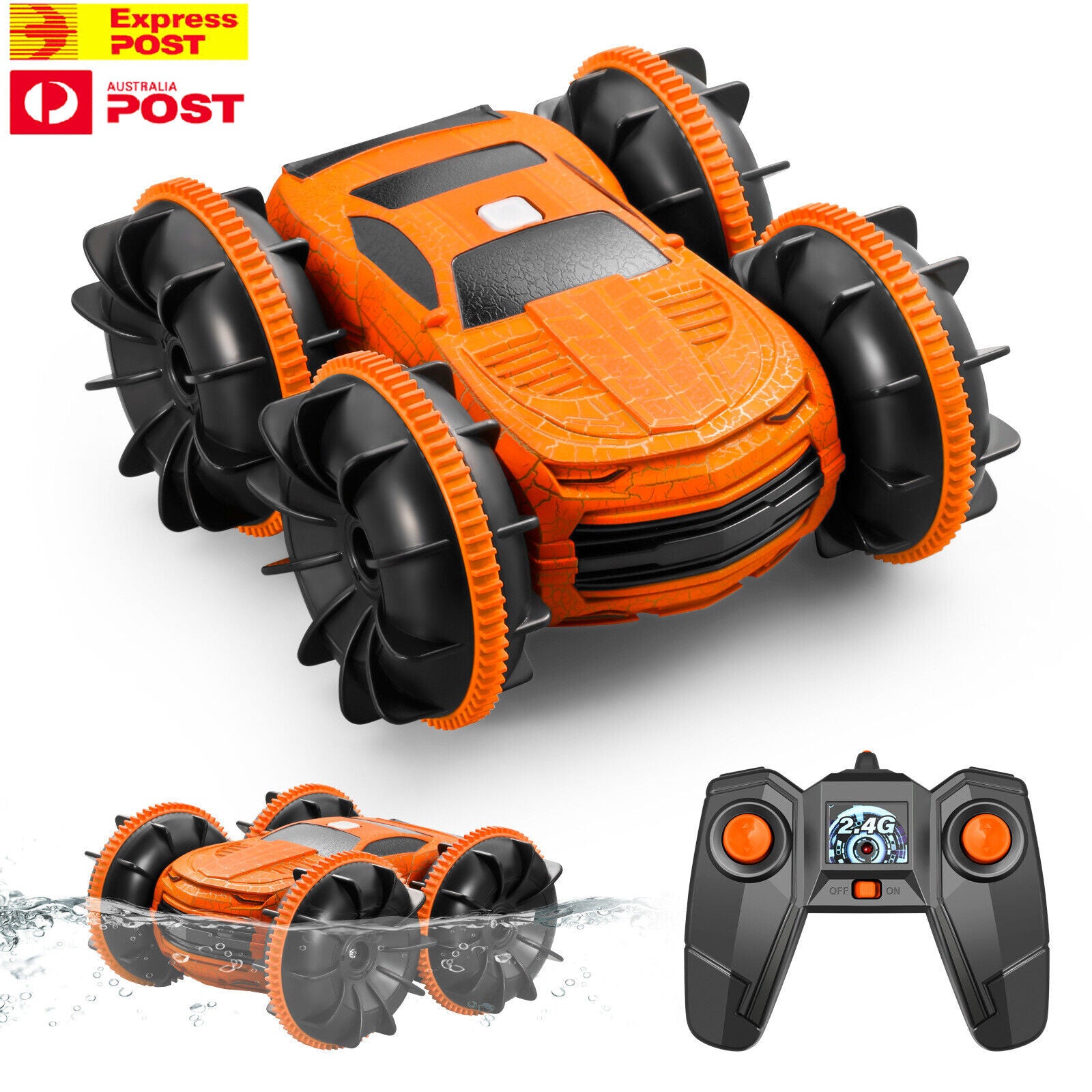 RC Cars Remote Control Car Amphibious off Road Truck Racing Toy Fo Kids 360Flips